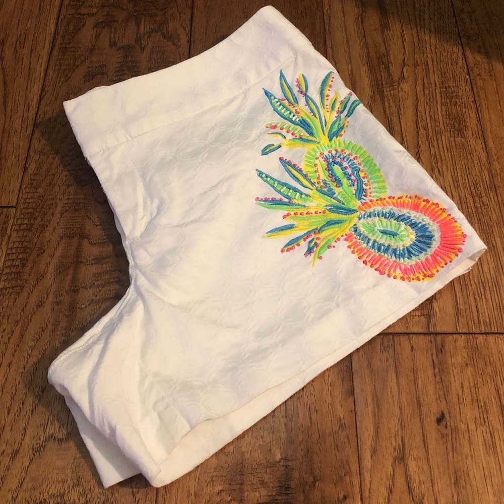 Lilly Pulitzer Ellie Shorts in Resort White NWOT